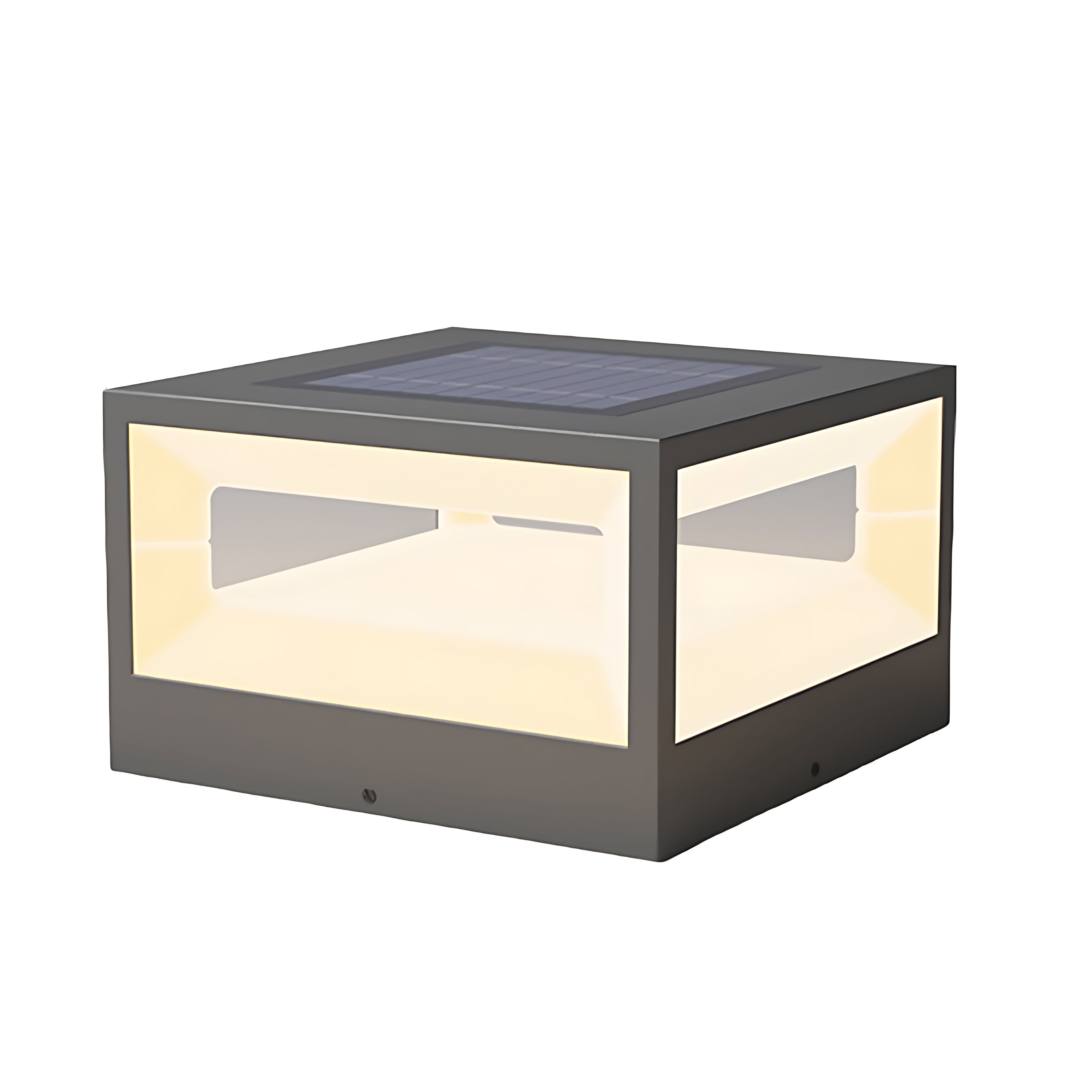 CHESTERFIELD SOLAR-POWERED HOLLOW SQUARE FENCE POST ILLUMINATOR