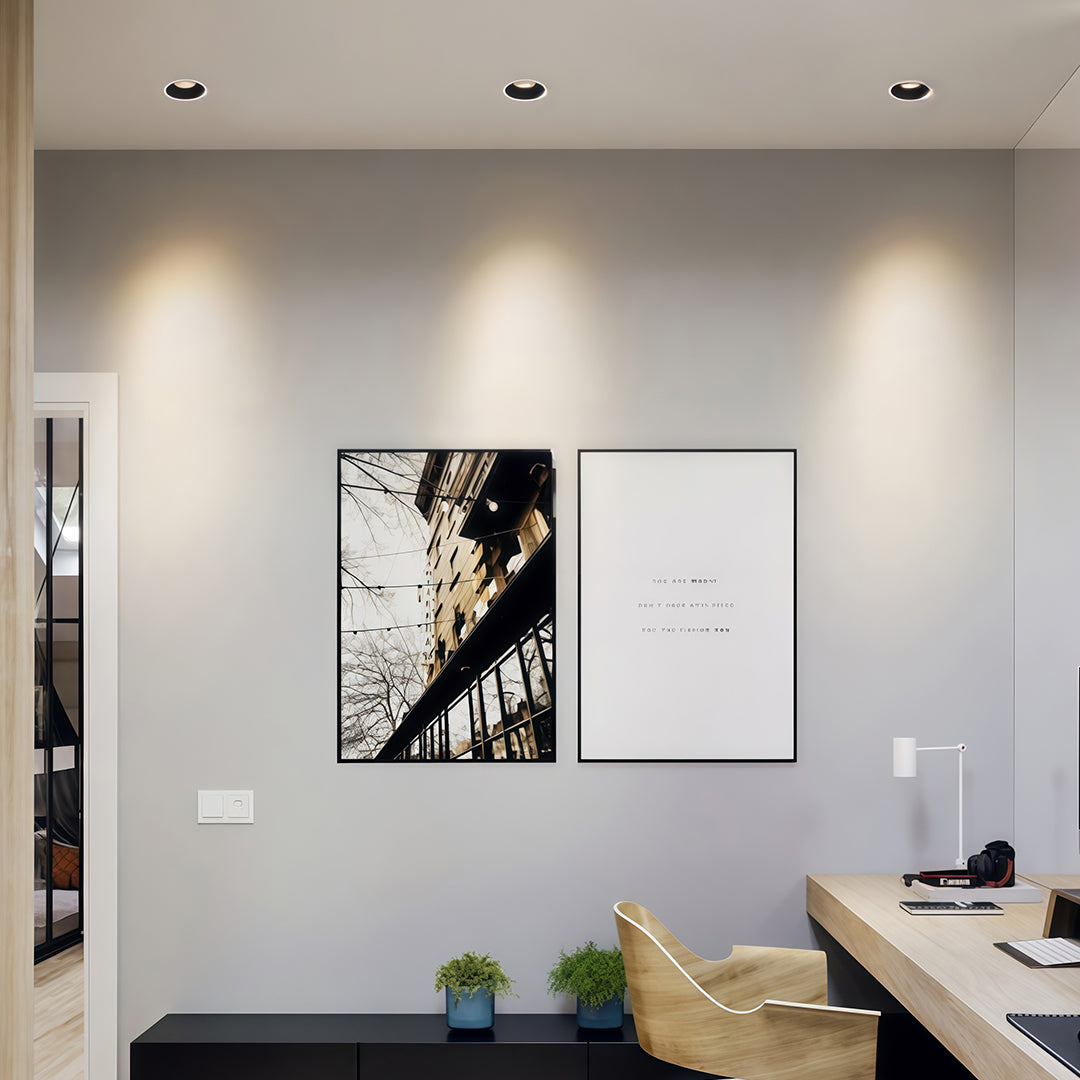 THORNBURY ALUMINUM RECESSED LED DOWNLIGHT WITH ANTI-GLARE TECHNOLOGY