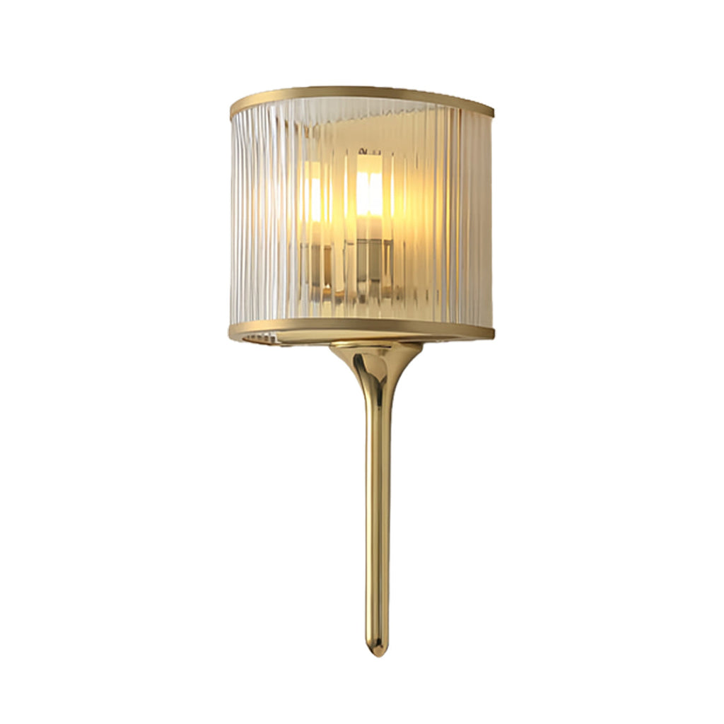 BRAMBLEFORD BRASS & GLASS WALL SCONCE