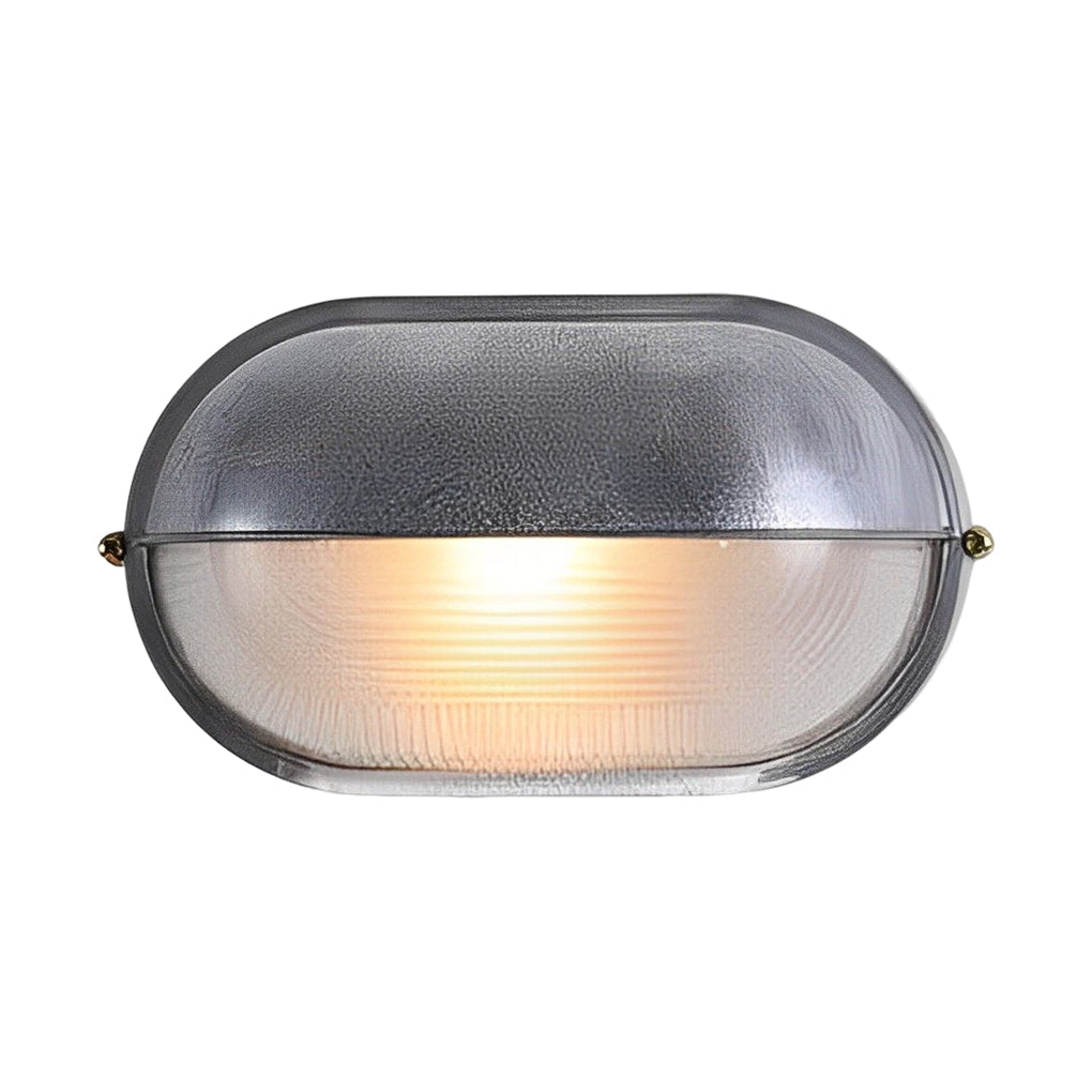 WINTERBOURNE RUSTIC OVAL BULKHEAD LANTERN