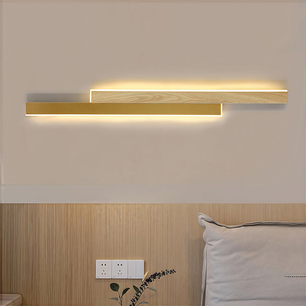 WINTHROP MODERN STRIPED LED WALL LANTERN