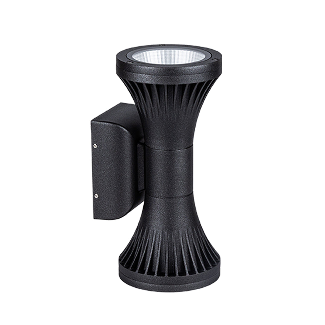 WINTERBOURNE CAST ALUMINUM OUTDOOR WALL LANTERN, WATER-RESISTANT NORDIC DESIGN