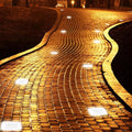 WINTERBOURNE SOLAR-POWERED ICE CUBE PATHWAY LANTERN