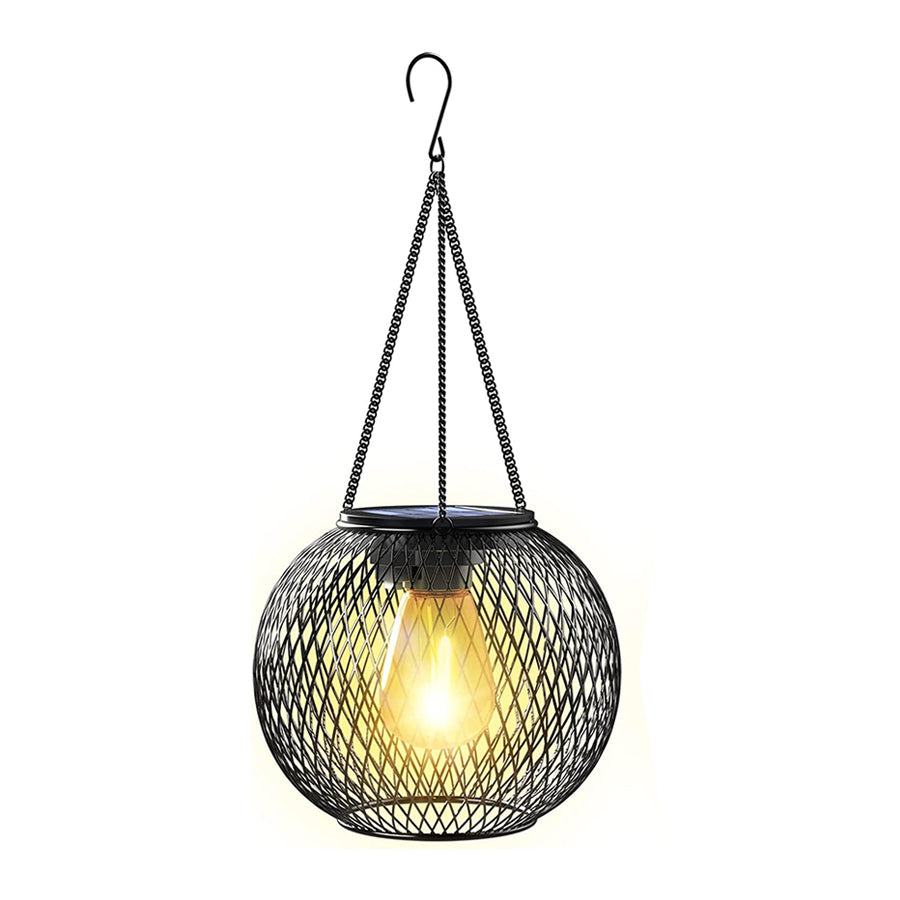 BRAMBLETON SOLAR MESH LANTERN HANGING LIGHTS
