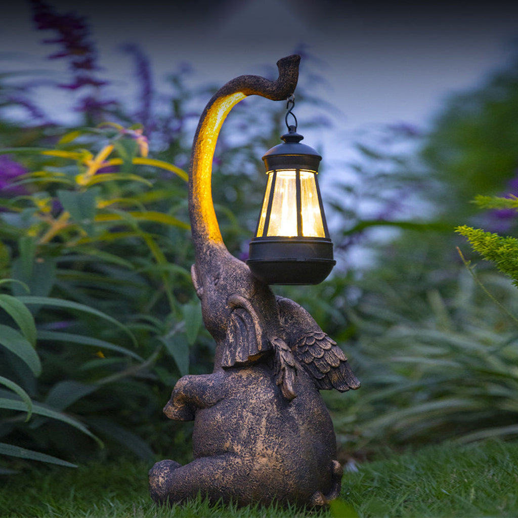 1. **WILLOUGHBY SOLAR MENAGERIE GARDEN ORBS**  
   Illuminated resin animal figures that bring whimsical charm to your outdoor space, powered by solar energy.

2. **PENROSE RADIANT FAUNA GLOWLIGHTS**  
   Unique resin sculptures of garden creatures that e