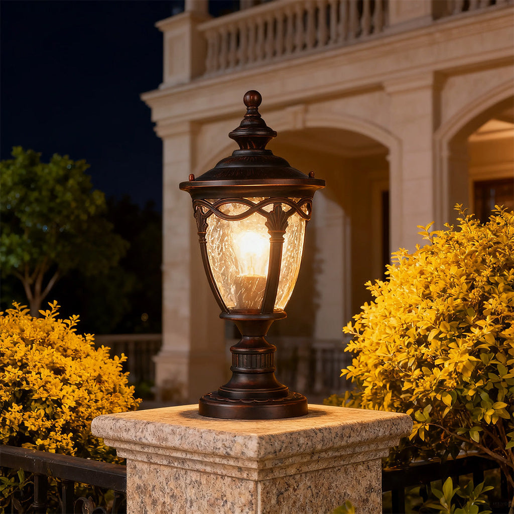 WINTHORPE WEATHERPROOF ALUMINUM GARDEN COLUMN LIGHT