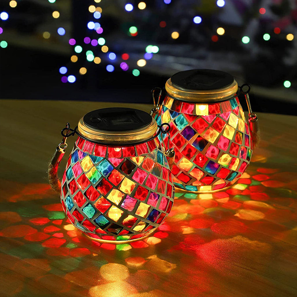 RAVENSCROFT SOLAR-MOSAIC GARDEN ILLUMINATOR