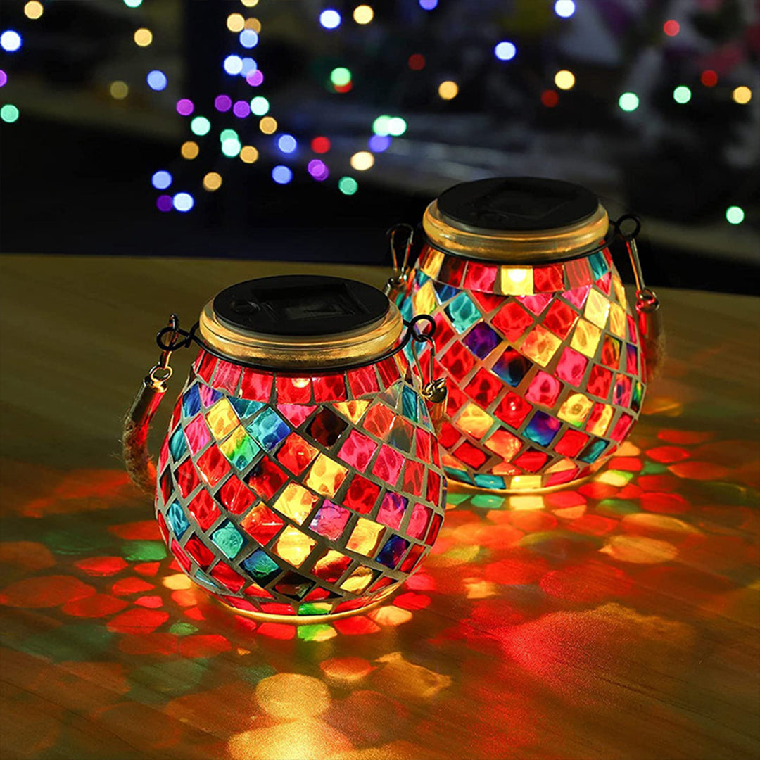 RAVENSCROFT SOLAR-MOSAIC GARDEN ILLUMINATOR