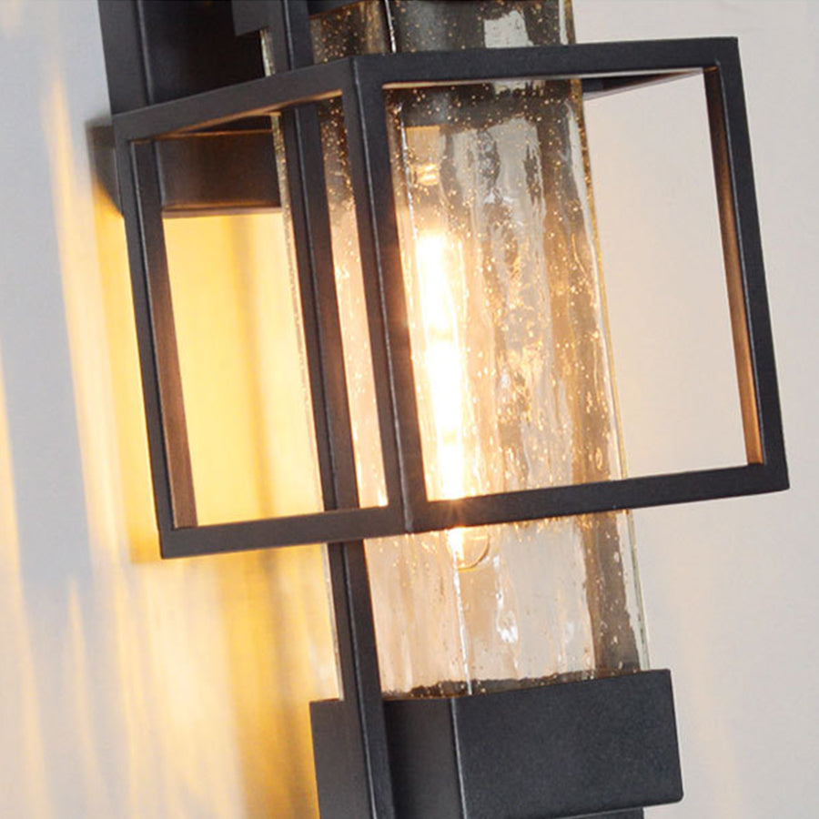 RAVENHALL WEATHERED IRON OUTDOOR WALL LIGHT