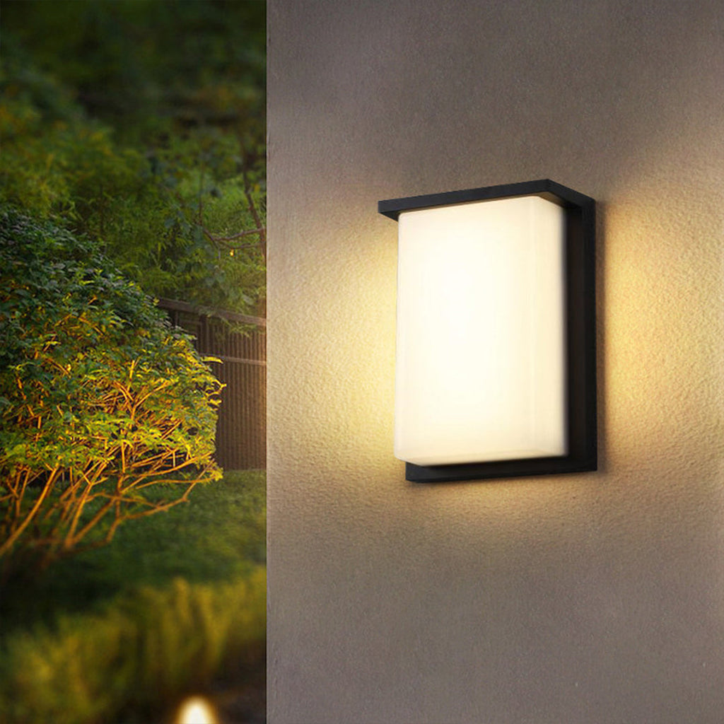 WINTHORPE WEATHERPROOF RECTANGULAR LED WALL LIGHT