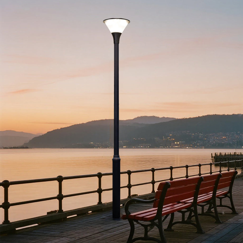 WINTHROP TALL GARDEN LANTERN IN MINIMALIST DESIGN