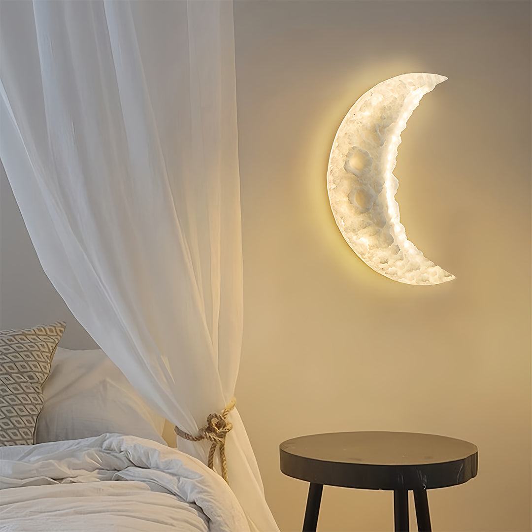 ASTRALIS RESIN CRESCENT WALL SCONCE