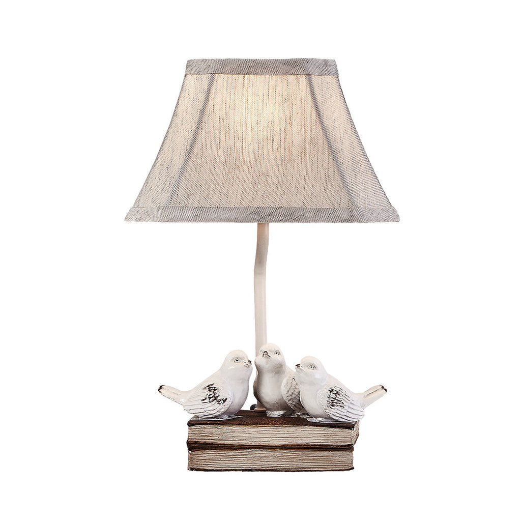 WINTHROP AVIAN STACKED BOOKS TABLE LIGHT