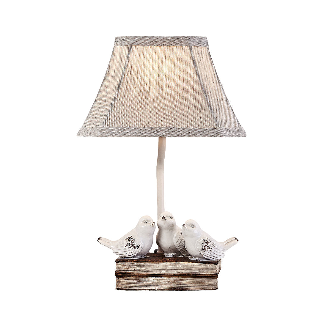 WINTHROP AVIAN STACKED BOOKS TABLE LIGHT
