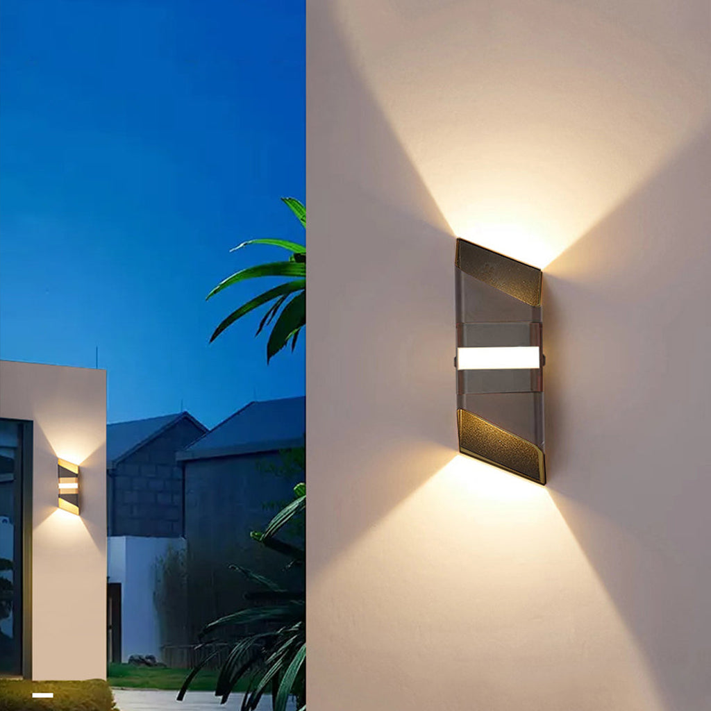 WINCHESTER SQUARE TUBE LED DUAL-FLOW OUTDOOR WALL LANTERN