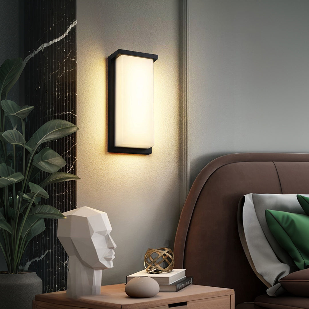 WINTHORPE WEATHERPROOF RECTANGULAR LED WALL LIGHT