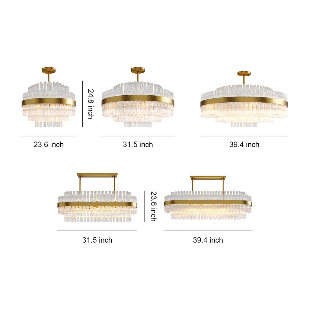 WINTERTON COPPER AURORA CEILING LUMINAIRE