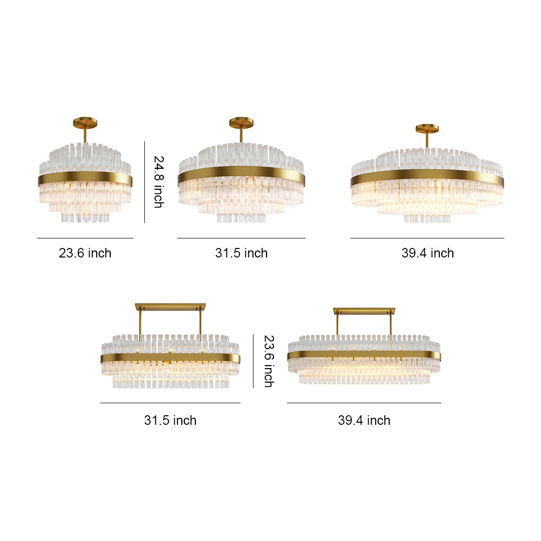 WINTERTON COPPER AURORA CEILING LUMINAIRE