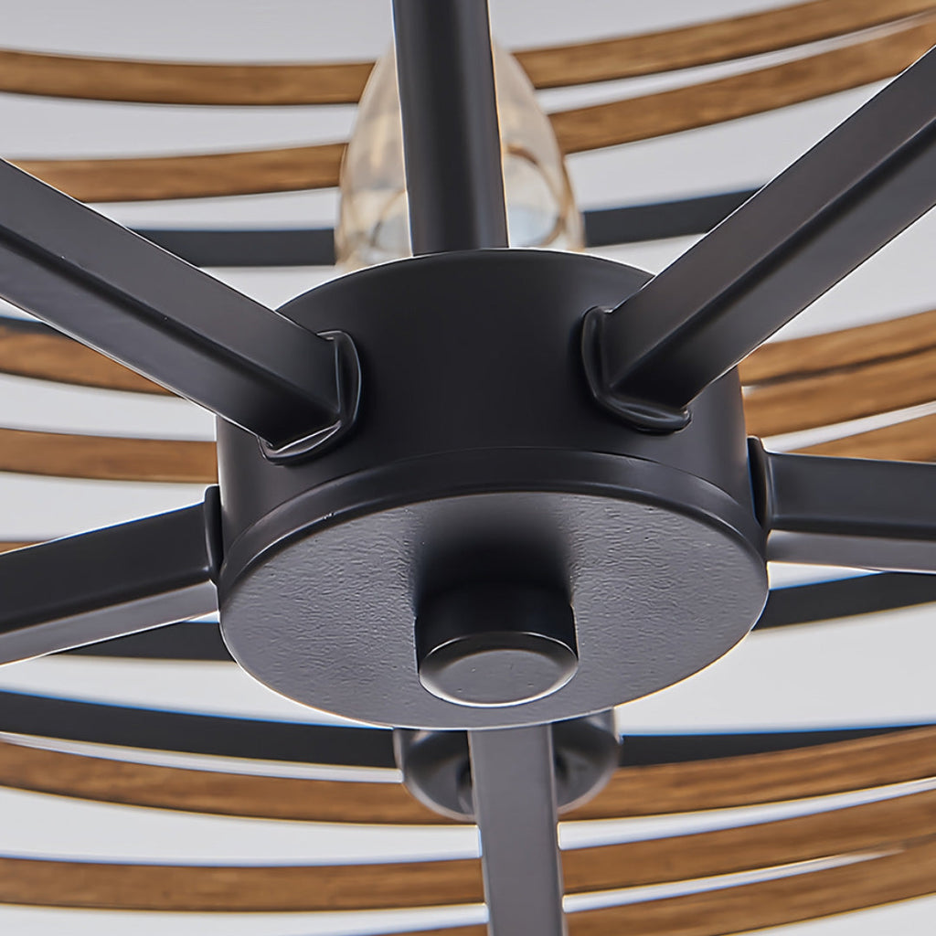RAVENHURST IRON CAGE CYLINDRICAL PENDANT LIGHT