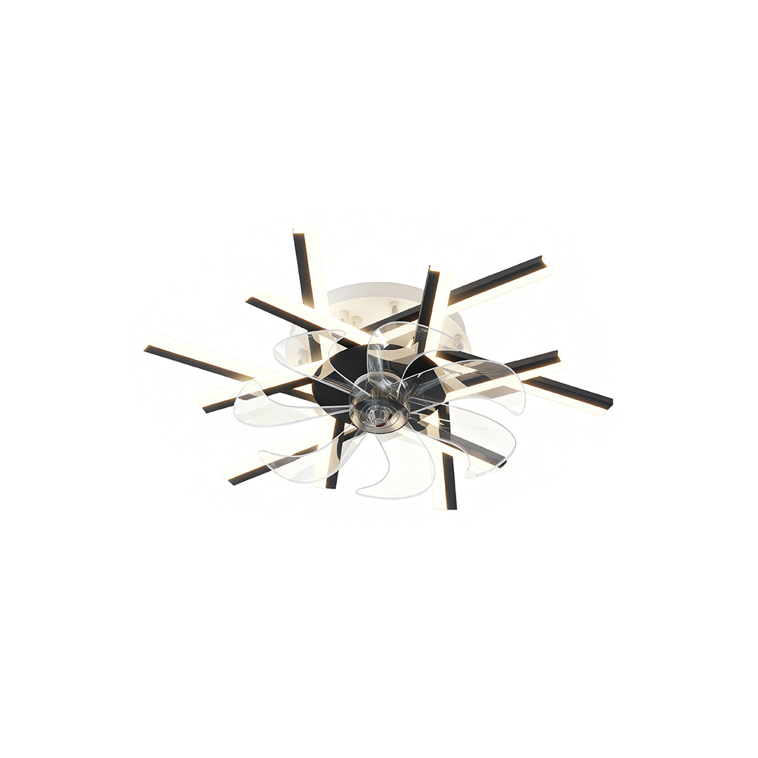 WINTHROP IRON SUSPENDED LIGHTING FAN