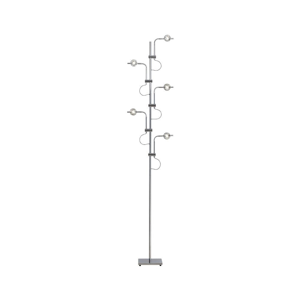 WINTHROP CHROME ADJUSTABLE FLOOR ILLUMINATOR