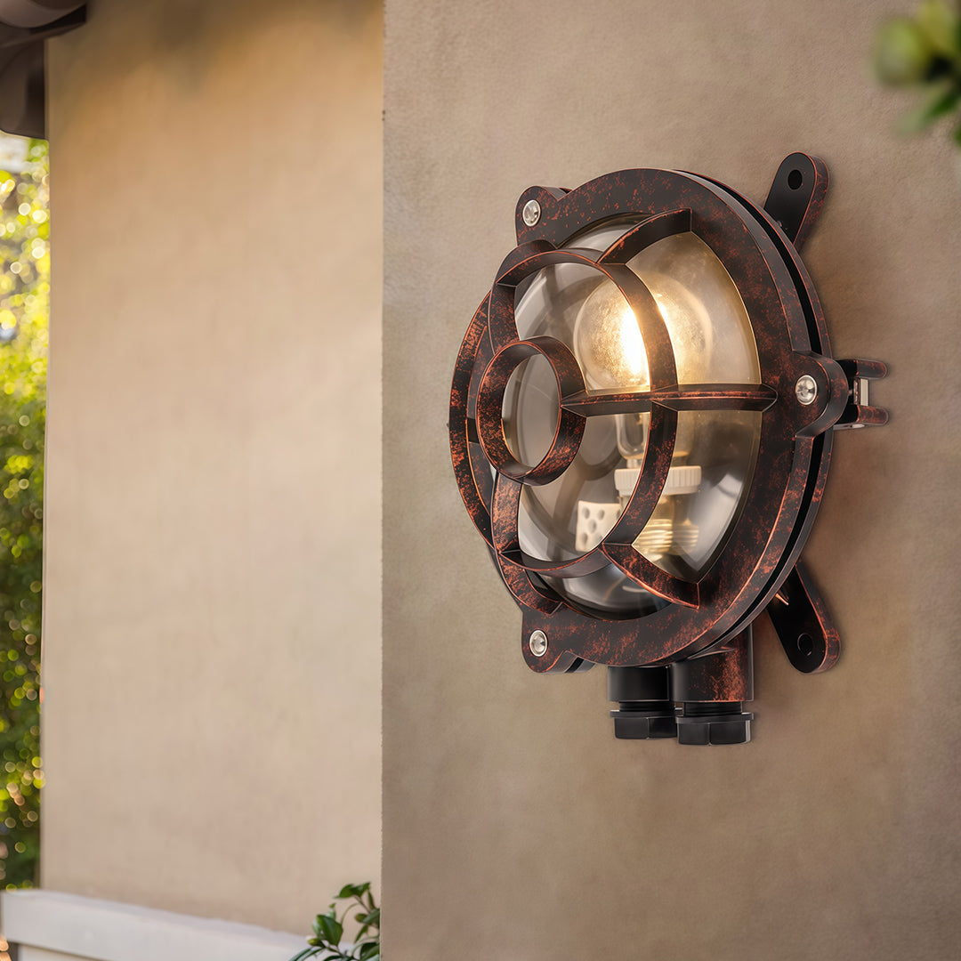 WINCHESTER VINTAGE METAL OUTDOOR WALL LIGHT
