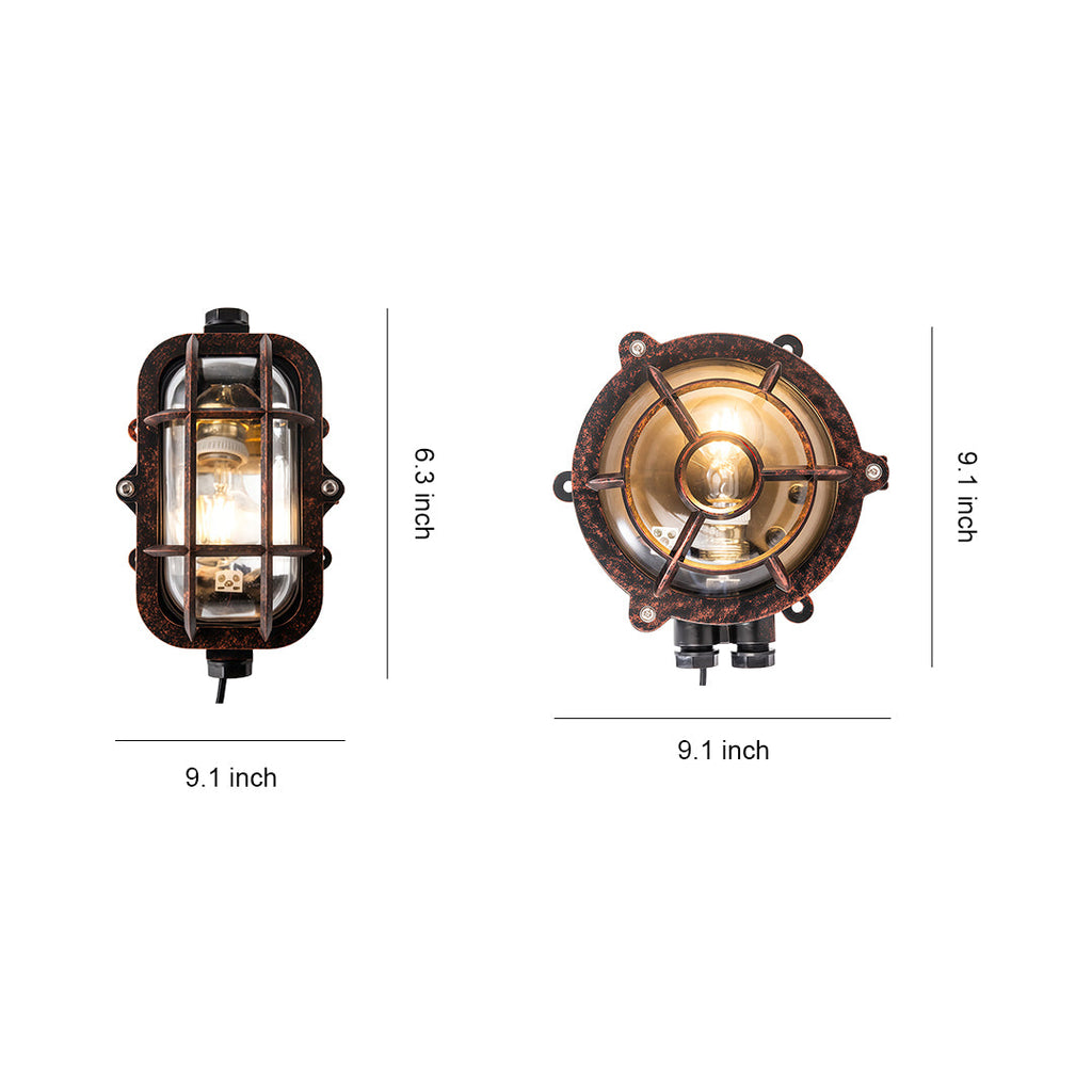 WINCHESTER VINTAGE METAL OUTDOOR WALL LIGHT