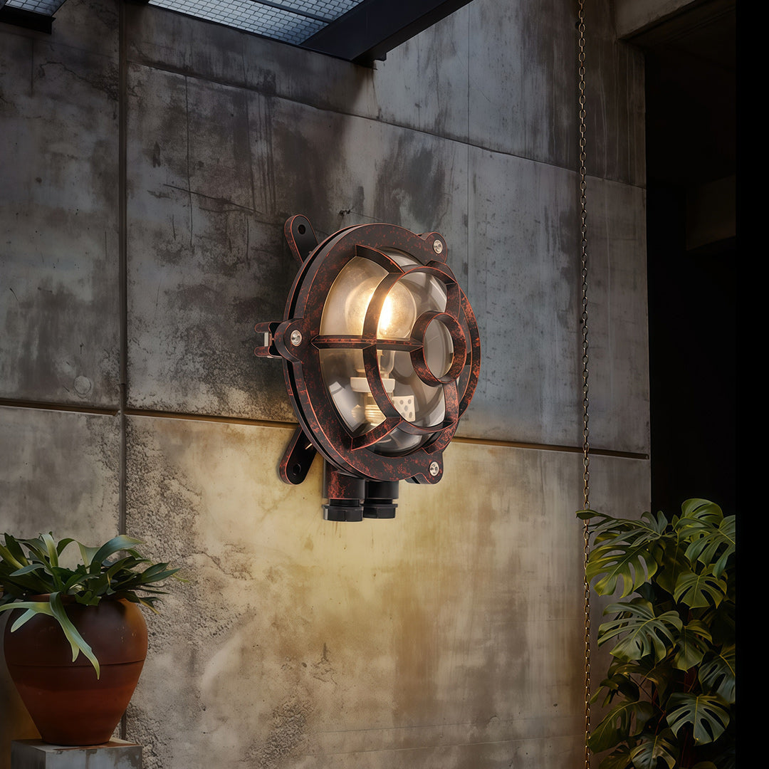WINCHESTER VINTAGE METAL OUTDOOR WALL LIGHT
