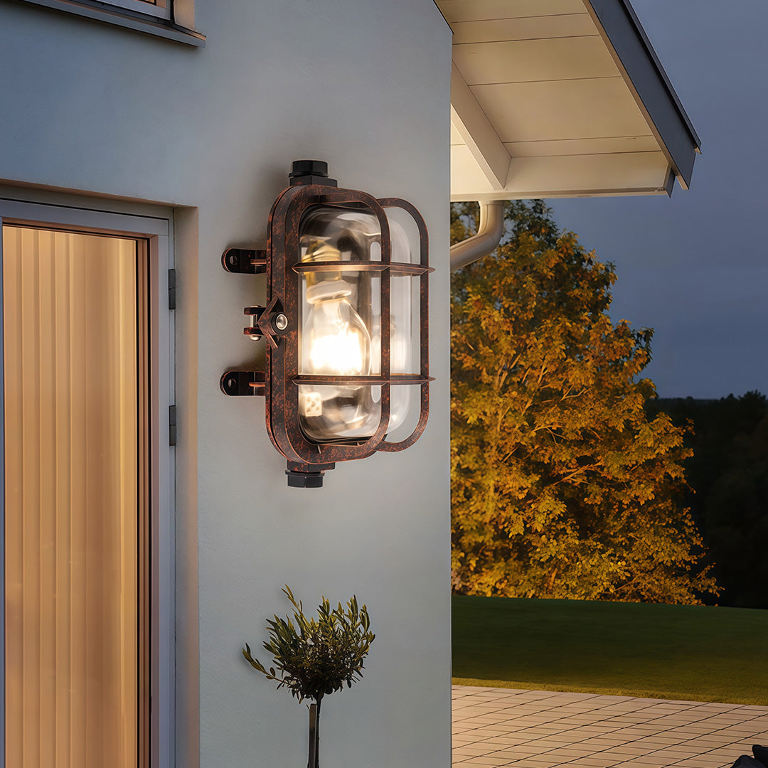 WINCHESTER VINTAGE METAL OUTDOOR WALL LIGHT