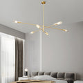 WINTHROP COPPER STARBURST PENDANT LIGHTING (6/8-BULB)