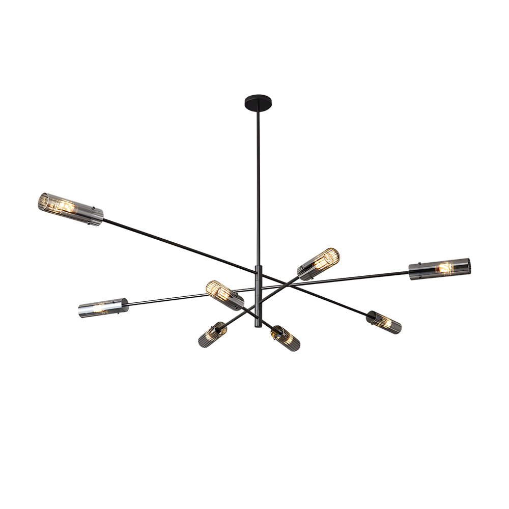 WINTHROP COPPER STARBURST PENDANT LIGHTING (6/8-BULB)