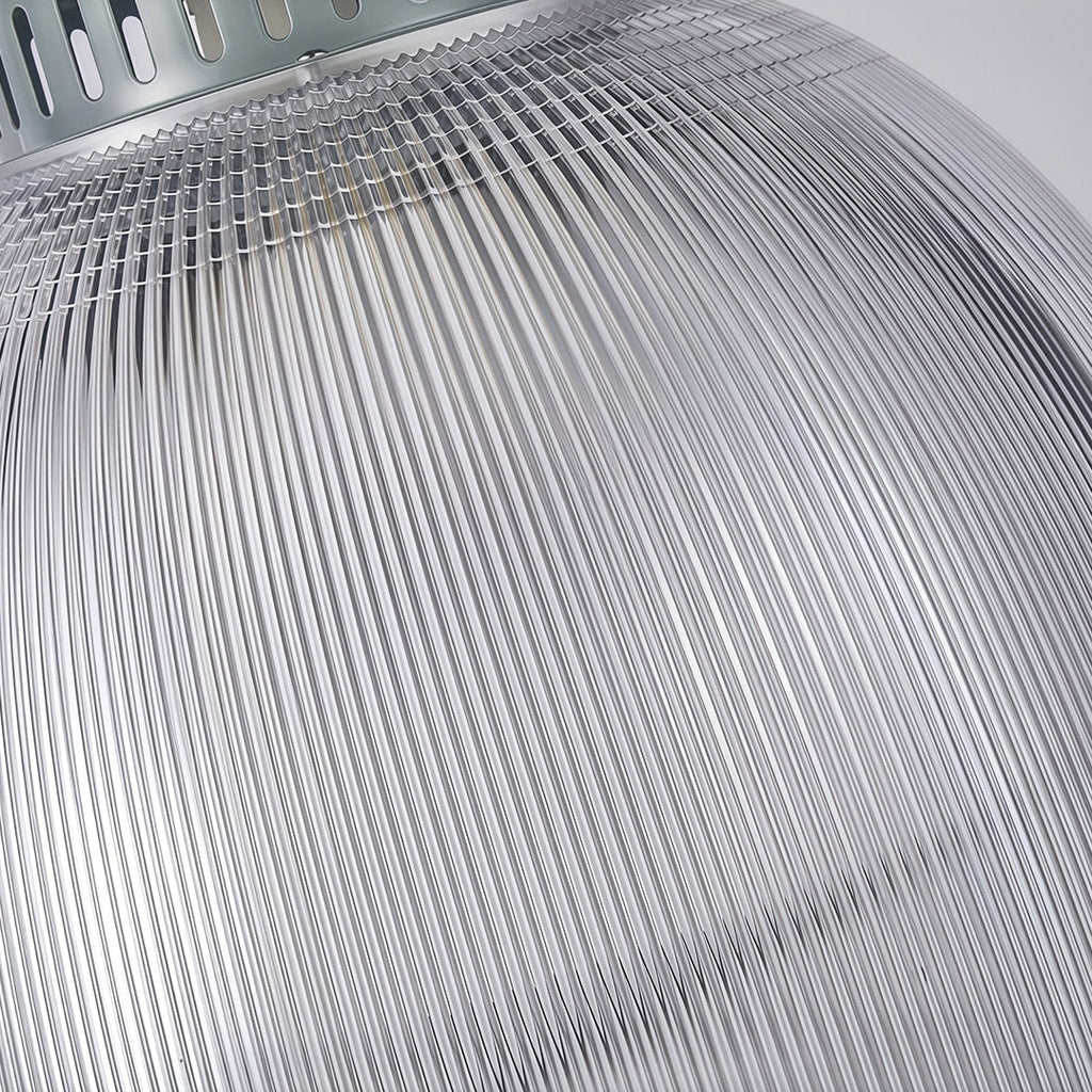 WINTHROP GRAY ALUMINUM INDUSTRIAL PENDANT LAMP