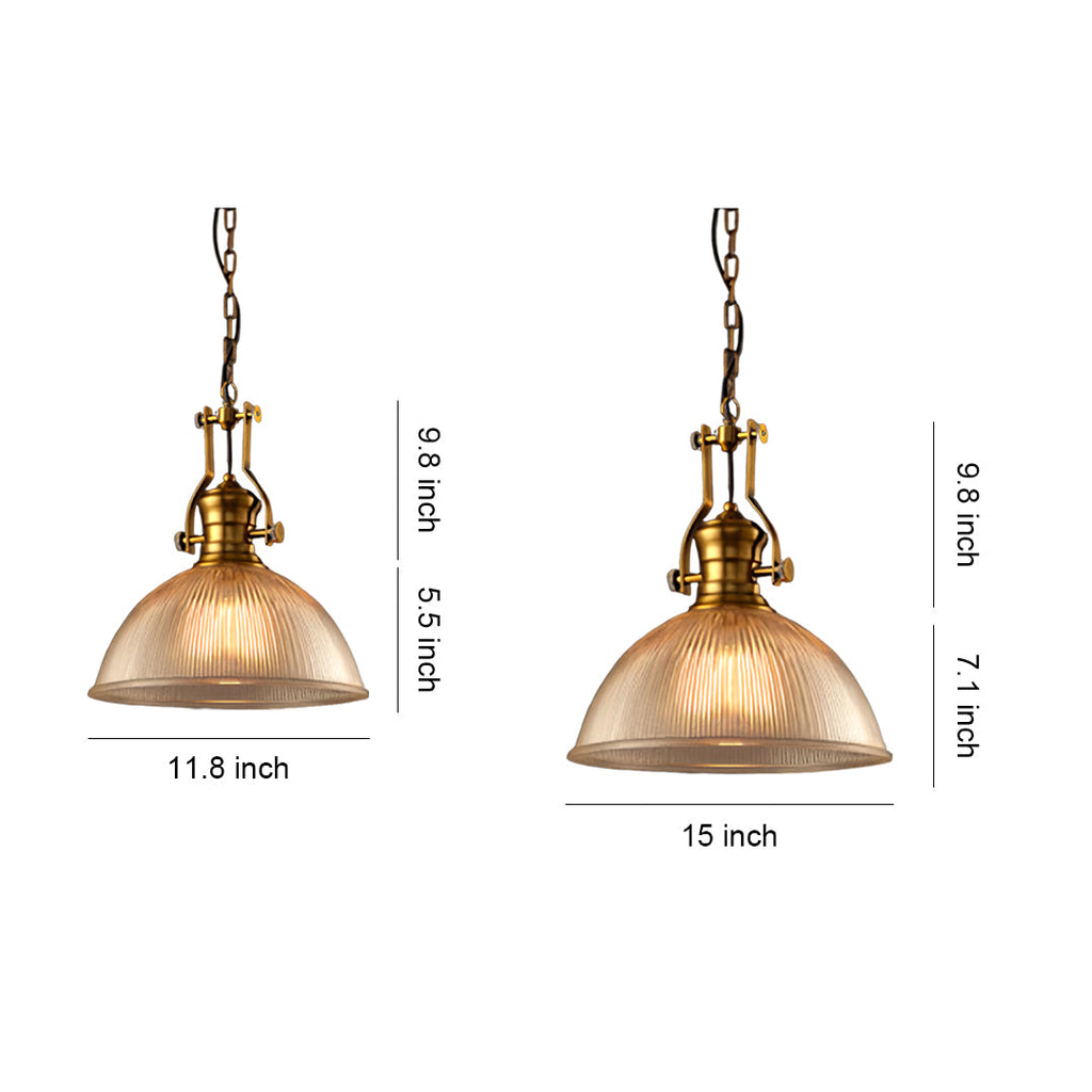 WINTHORPE TEXTURED GLASS HANGING LANTERN
