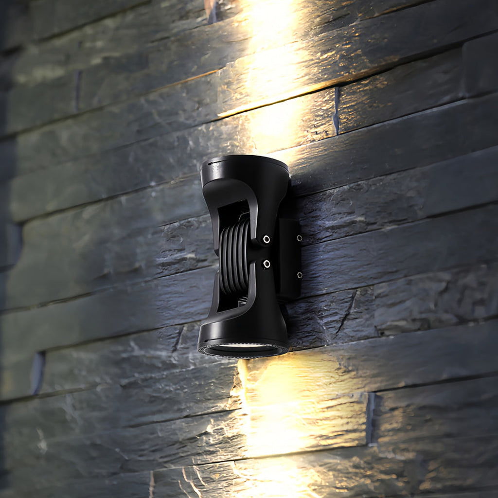 WINTERBOURNE DUAL-FACETED OUTDOOR LED WALL LIGHT