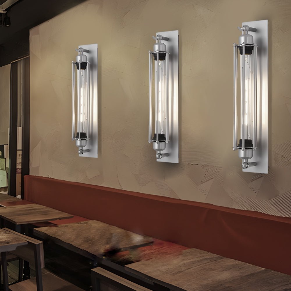 WHITBY STEEL TAPERED WALL SCONCE