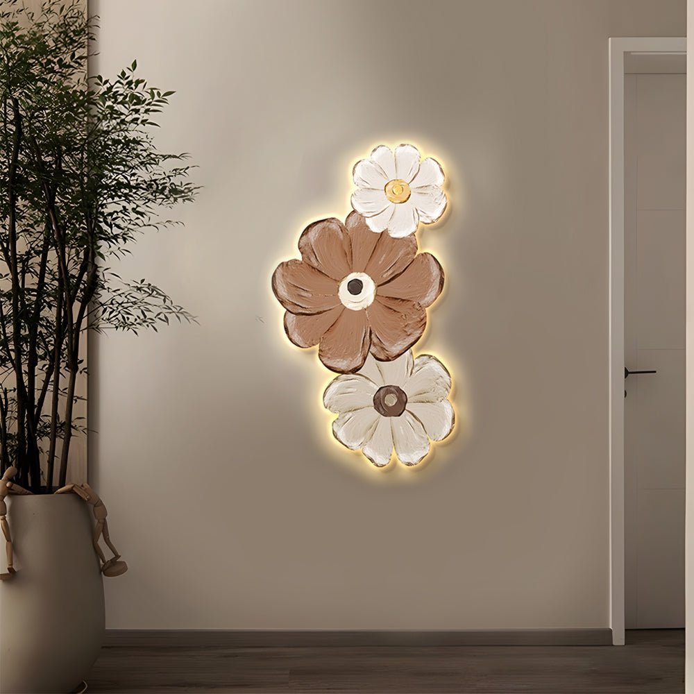 FELICITY FLORA ILLUMINATED WALL ART WITH USB LIGHTING