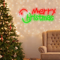 CLARIDGE ILLUMINATED FESTIVE SCRIPT ACRYLIC NEON DISPLAY