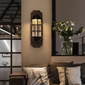 WHITBY TELEPHONE BOOTH INSPIRED IRON AND GLASS WALL LIGHT