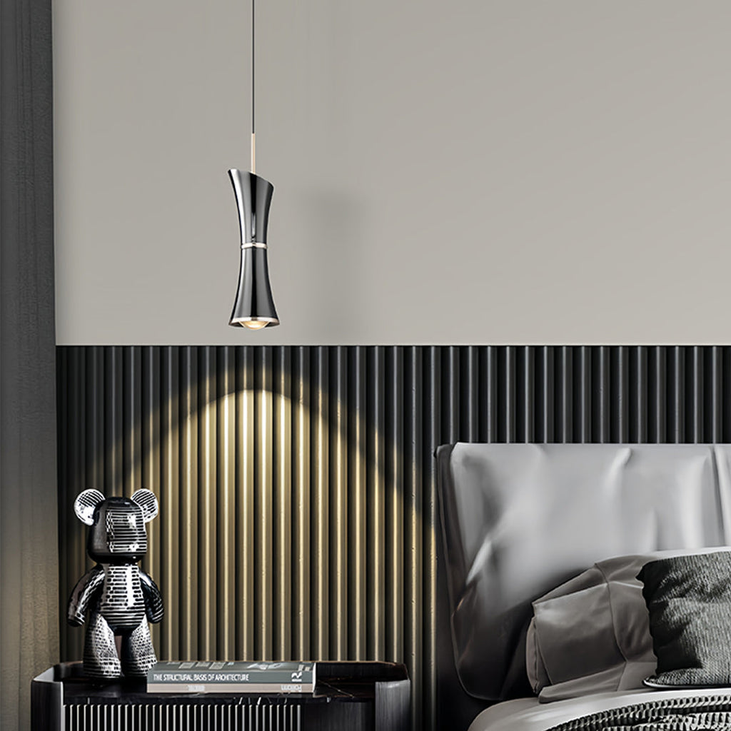 RAVENHALL HOURGLASS INSPIRATION BLACK PENDANT LIGHT
