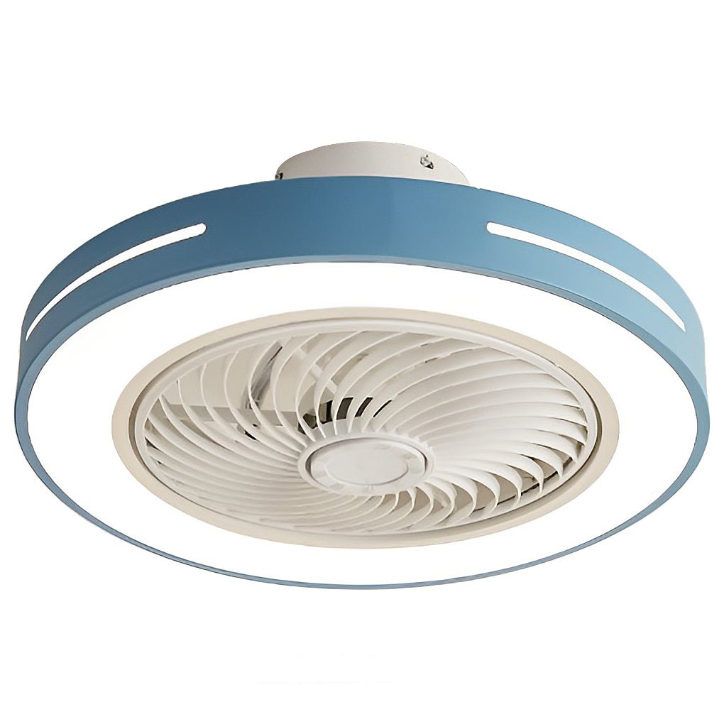 WHITECROFT SMART LED FLUSH-MOUNT CEILING FAN WITH ILLUMINATED CANOPY