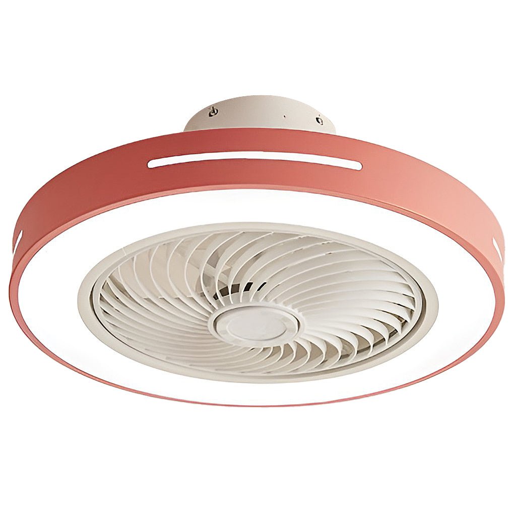 WHITECROFT SMART LED FLUSH-MOUNT CEILING FAN WITH ILLUMINATED CANOPY