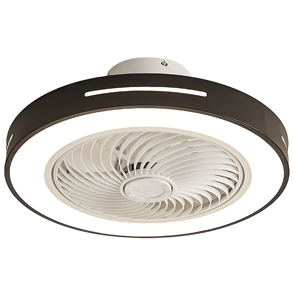 WHITECROFT SMART LED FLUSH-MOUNT CEILING FAN WITH ILLUMINATED CANOPY