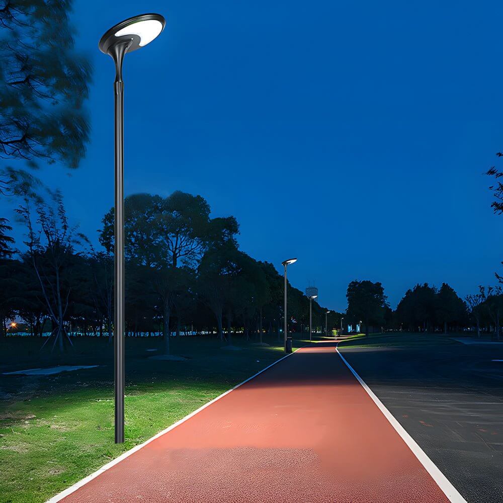 WINTERBORNE SOLAR-POWERED GARDEN LANTERN POST FOR OUTDOOR SPACES