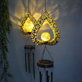 WINTERBOURNE SOLAR HEART WIND CHIME LANTERN