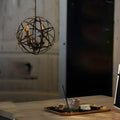 WINCHESTER SPHERICAL IRON LED HANGING LIGHT
