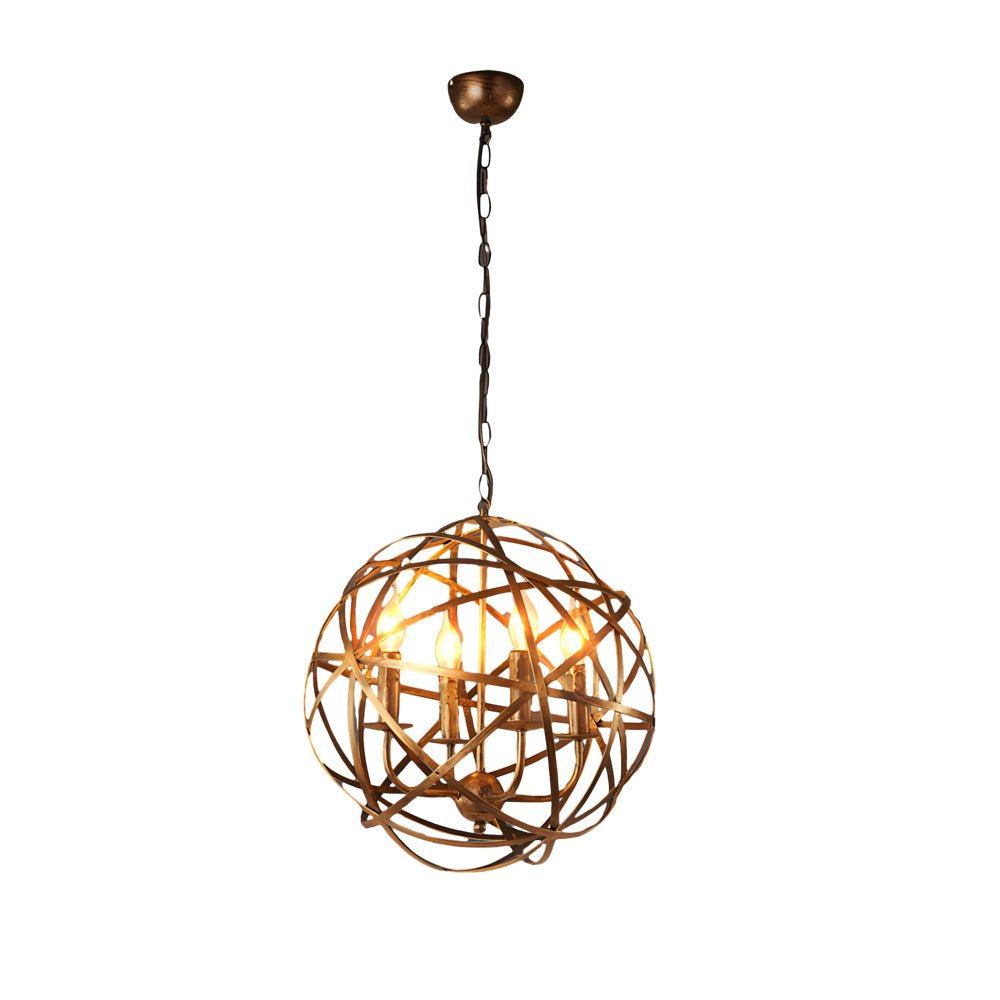 WINCHESTER SPHERICAL IRON LED HANGING LIGHT