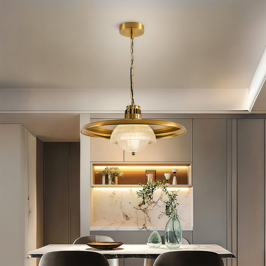 BRAMLEY COPPER TONE ADJUSTABLE CEILING LANTERN