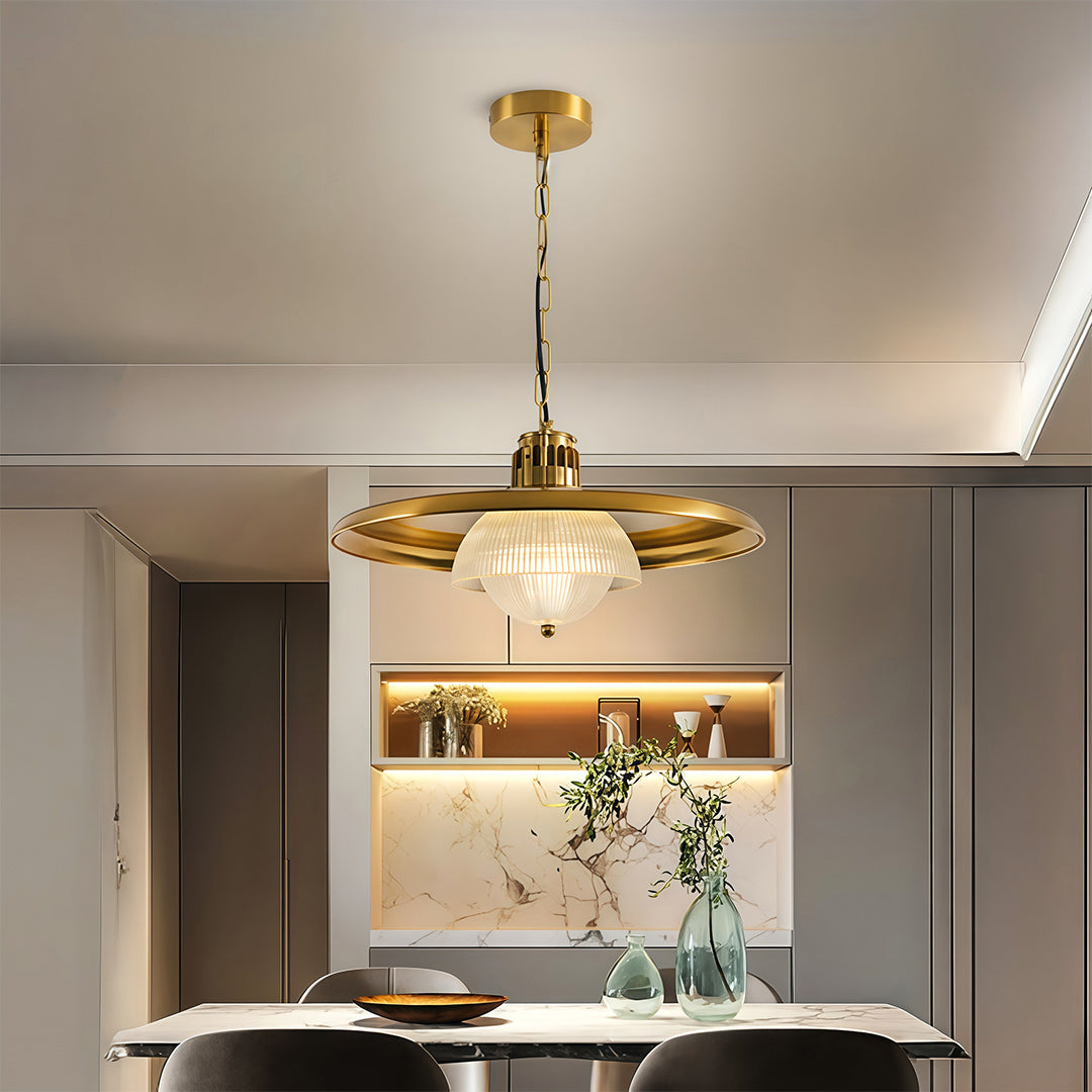 BRAMLEY COPPER TONE ADJUSTABLE CEILING LANTERN