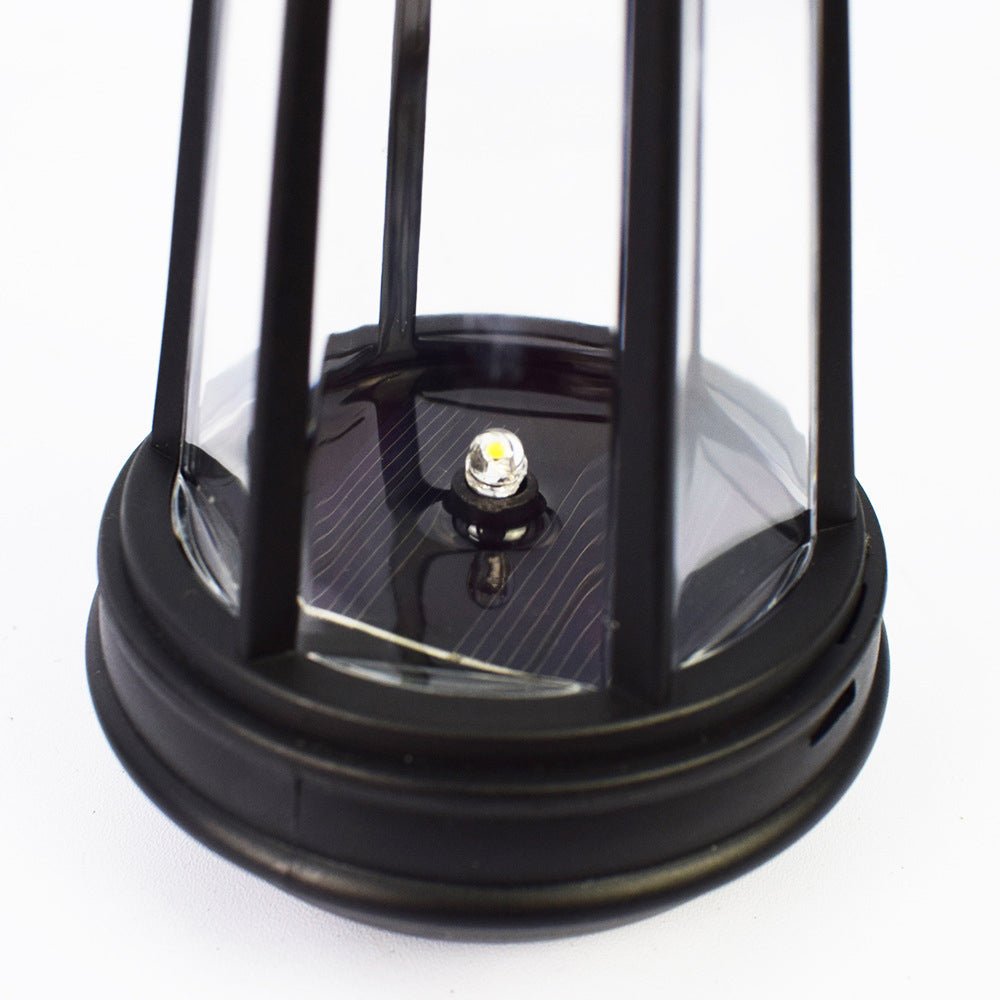 THISTLEWICK SOLAR-POWERED CAT SHADOW LANTERN WITH LED ILLUMINATION