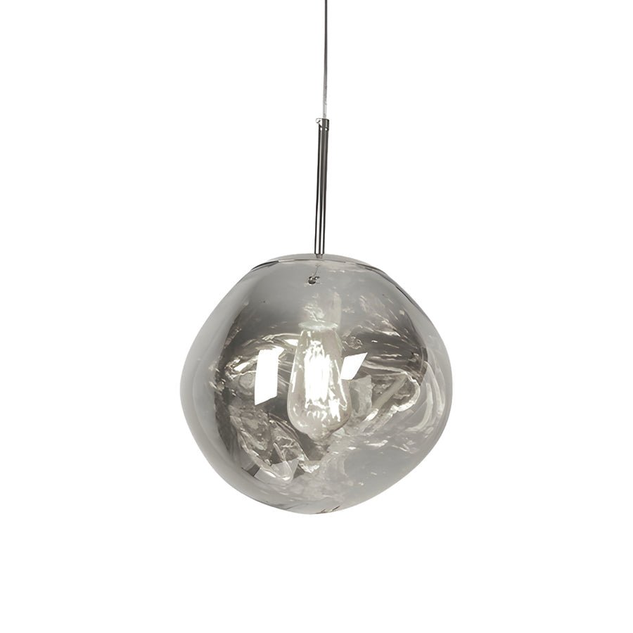 BRAMBLESTONE ARTISAN LAVA ORB PENDANT LIGHT